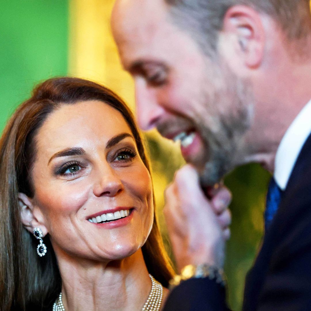 Prince William caught on camera hurrying wife Princess Kate along