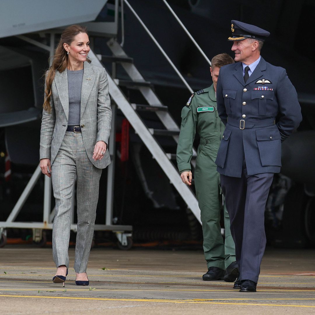 Princess Kate's charming response to Prince Louis's fighter pilot dream