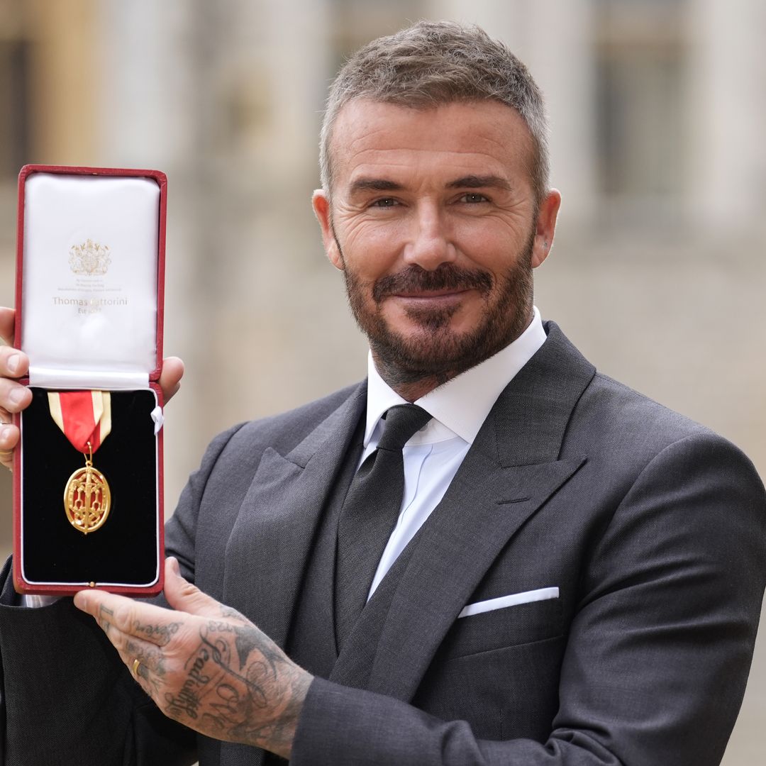 David Beckham melts hearts with gorgeous tribute to 'beautiful children' following knighthood