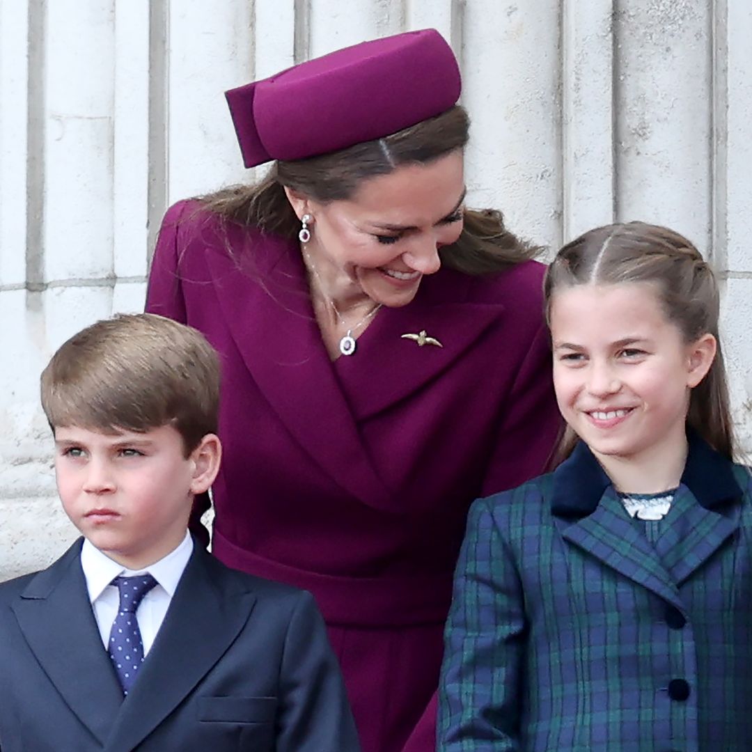 Who is looking after Princess Charlotte and Prince Louis during the Festival of Remembrance?