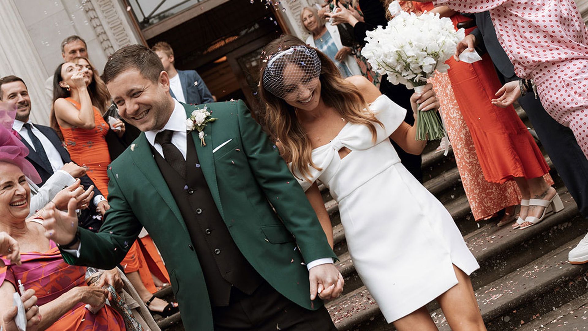 Ronnie Wood's son Tyrone and rock heiress Faye Harris' intimate London wedding 